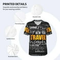 thumbnail image 4 of Balery Travel Baseball Jersey for Men Casual Button Down Shirts Short Sleeve Active Team Sports Uniform-Large, 4 of 9