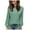 Green, variant on Fauean Shirts for Women Trendy Fall Clothes Cute Long Sleeved Top Loose Fashion Clothing Brown Size XXL