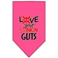 thumbnail image 2 of Pet and Dog Bandana Screen Printed, "Love Your Stinkin Guts", 2 of 10