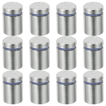 DEEPCRAFF Glass Board Mounting Hardware Sign Screws Silver 12Pcs Stainless Steel