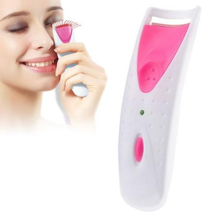 Zodaca Eyelash Curler Battery Operated Long Lasting Beauty Makeup Tool Electric Eyelash Curler Heated Eye Lash Curling -