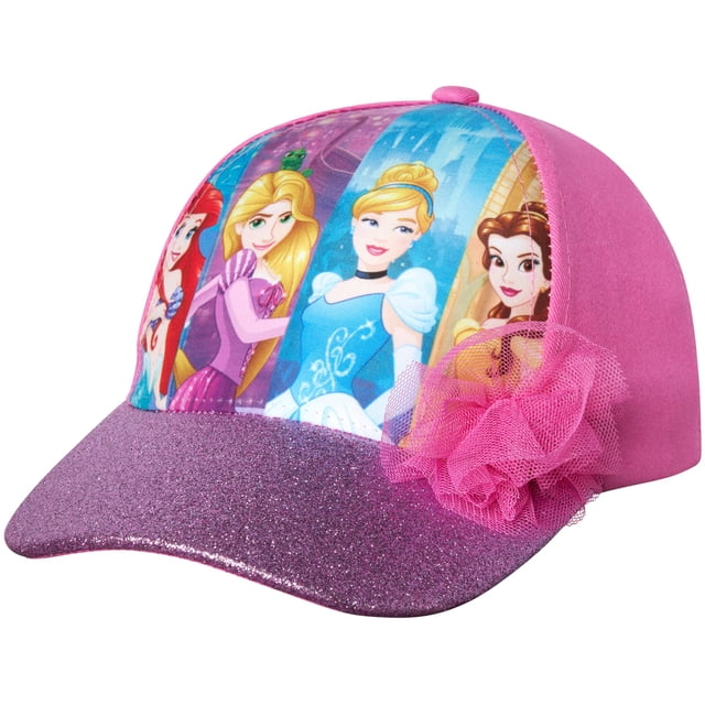 Gorra de béisbol Disney Princess Glitter Frozen Elsa Anna 4-7 años