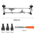 thumbnail image 4 of Professional Locksmith Woodworking Door Lock Mortiser Kit Hole Saw Opener Installation Mortising Jig Tool Maintenance Set, 4 of 8