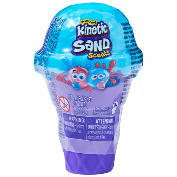 Kinetic Sand Scents, 4oz Bubblegum Ice Cream Cone Container