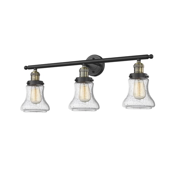 Innovations 3-LT LED Bellmont 30" Bathroom Fixture - Black Antique Brass - 205-BAB-G194-LED