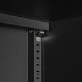 thumbnail image 6 of Tcbosik Metal Storage Cabinet with 2 Doors and 2 Adjustable Shelves, Waterproof Garage Tool Cabinet for Home Office Gym School, Black, 6 of 7