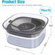 thumbnail image 2 of Cuenco de agua para perros, alimentador de agua lento, 70oz, sin derrames, dispensador de agua transparente para mascotas, nivel de agua Visible de 2L, cuenco para beber lento, 2 of 5