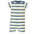 thumbnail image 2 of Hudson Baby Infant Boy Cotton Rompers 3pk, Gone Surfing, 0-3 Months, 2 of 4
