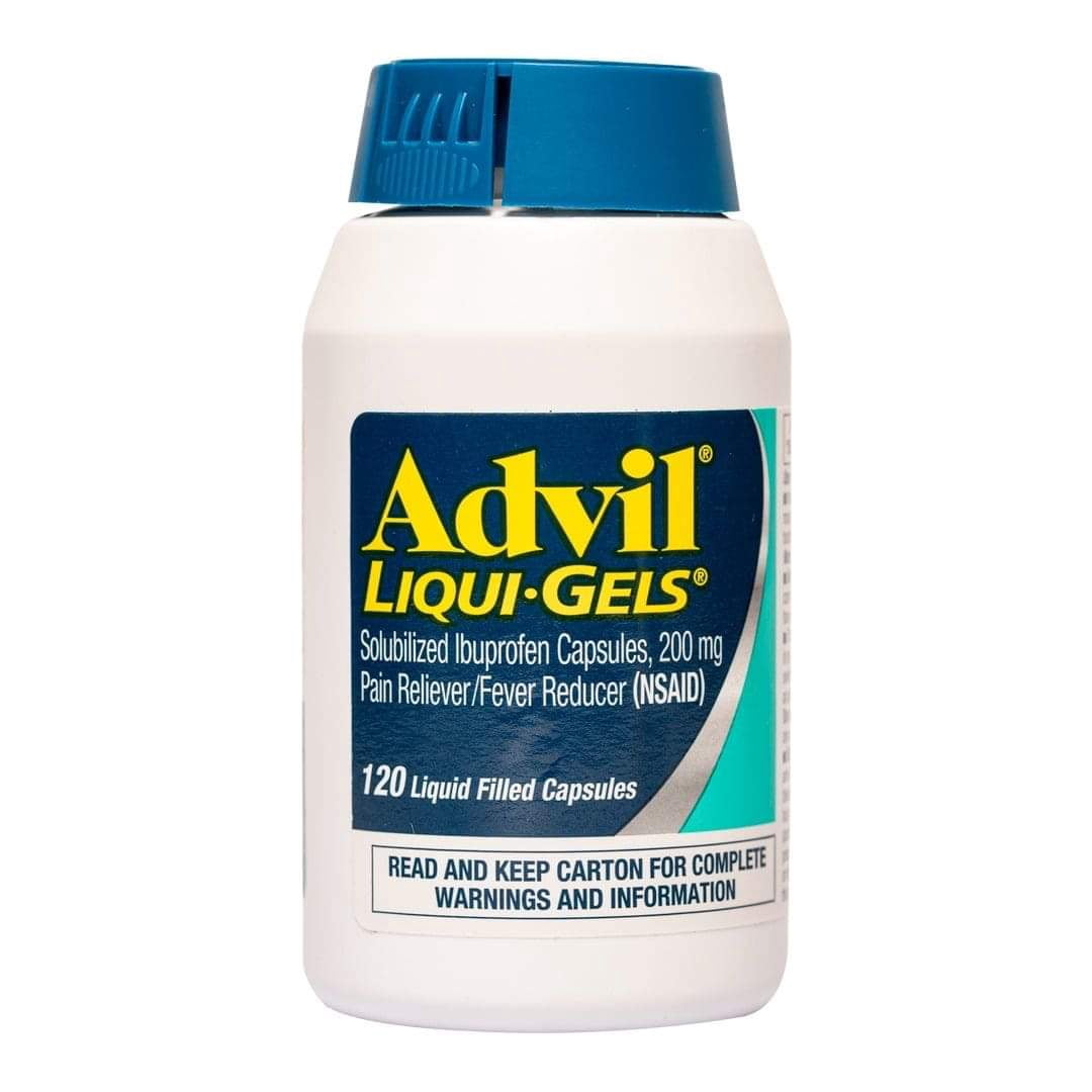 Advil Liqui-Gels Ibuprofen 200 mg. Pain Reliever/Fever Reducer, 240 Capsules
