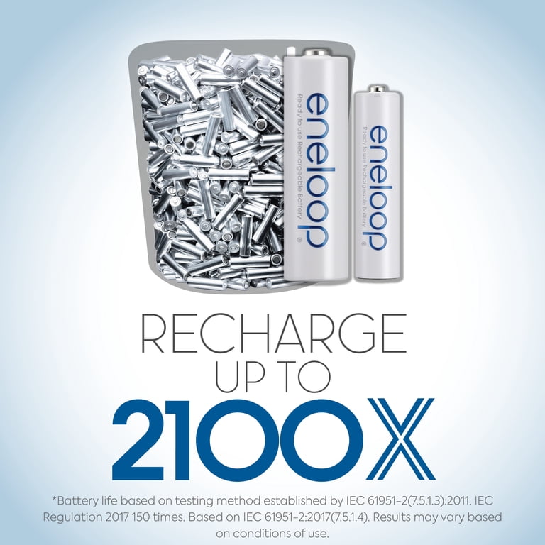 Panasonic Eneloop Pro Lot de 4 Piles Rechargeables Ni-MH AA