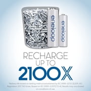 Panasonic Eneloop BK-3MCCA4BA Pre-Charged Nickel Metal Hydride AA Rechargeable Batteries, 4-Battery Pack