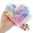 thumbnail image 5 of 148pcs 8 style Rubberized style Imitation Pearl Transparent Acrylic Beads Berry Round Mixed color 12x11.5-12mm Hole: 1-2mm, 5 of 5
