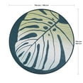 thumbnail image 3 of Tapis d'extérieur rond Dalecroft Leaf, 6 pi x 6 pi, polyoléfine tissée, 3 of 6