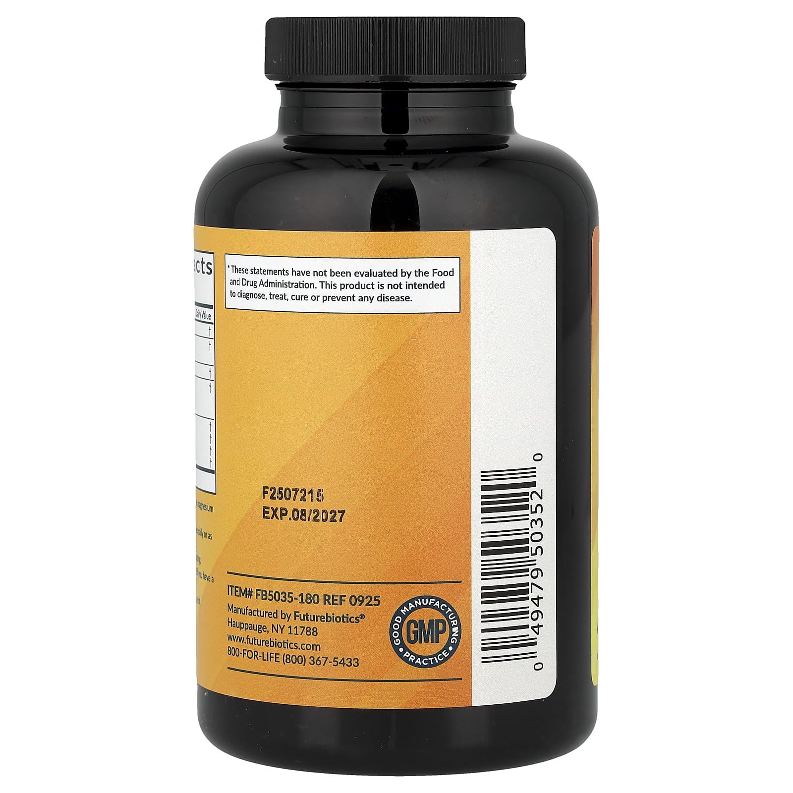 Futurebiotics Glucosamine, Chondroitin, Turmeric & MSM, 180 Capsules