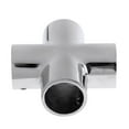 thumbnail image 4 of 4pcs Heavy Duty 316 Acero Inoxidable 90 Grados 4 Vías Barco Ferrocarril Fit Hardware Para 22mm 7/8 '' Tubo / Tubo Macarena Accesorio para baranda manual, 4 of 6