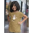 thumbnail image 2 of Soft Serve Strawberry Bunny T-Shirt Juniors -Image by Shutterstock,  Large, 2 of 4