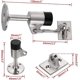 thumbnail image 2 of Heavy Duty Door Stop with Hook Stainless Steel Door Stopper Brushed Finish Wall Mounted with Rubber Buffer(1pc), 2 of 4