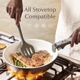 thumbnail image 3 of CAROTE 33-Pieces Ceramic Cookware Set, Nonstick Pots and Pans with Detachable Handles and Lids, Induction Compatible, Diswasher Safe, Black, 3 of 8