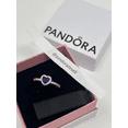thumbnail image 4 of PANDORA Anillo de Corazón Elevado Azul Brillante, 4 of 5