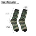thumbnail image 2 of Rocae Jungle Green Camo USA Flag for Girls Boys Crew Socks,Children's Socks, Kids Socks, Toddler Socks: Daily Wear with Kids School Uniform, 2 of 5
