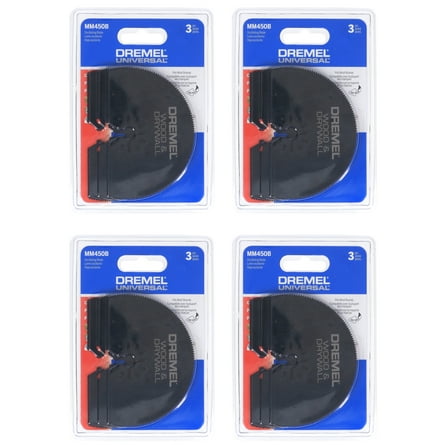Dremel ACC MM450B 2615M450AD 3-Pack Wood and Drywall Oscillating Multi-Tool Blades (4-Pack)