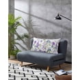 thumbnail image 2 of Watercolor Flowers California King Pillow Case - Microfiber Bed Throw Pillow Covers, Spring Floral Lavender Hydrangea Botanical Decorative Lumbar Pillow Cover with Envelope Closure for Sofa 20"x40", 2 of 6