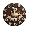 thumbnail image 3 of Reloj de pared con forma de taza de café, silencioso, de colección, reloj de pared fabricado en [material], para diseño de interiores de cocina y saló 30 cm, 3 of 8