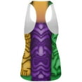 thumbnail image 2 of Mardi Gras Tiki Glass Party All Over Womens Work Out Tank Top Multi 2XL, 2 of 2