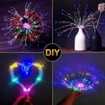 thumbnail image 3 of Slssqhz 4 Pack Firework Starburst Lights 8 Modes LED Battery Operated Chandelier Star Lights with Remote, Hanging Ceiling Decor for Bedroom, Yard, Patio, Party, Christmas Decor, 3 of 7