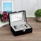 thumbnail image 4 of Joyero Organizador de Joyas portátil Collar Organizador de Almacenamiento de Anillos Anillos Organizador de Pantalla(Negro), 4 of 10