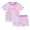 Barbie Pink, variant on Girls 2-Piece Jersey Short Sleeve Top and Short, Sizes 4-16