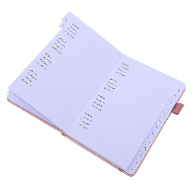 AURARMLET 1Pcs Rose Gold Rectangular Address Organizer for Phone Numbers Practical Design Daily Use