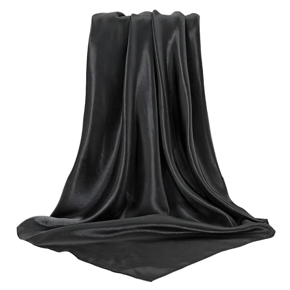 TELOLY Large Square Satin Head Scarf Head Scarf for Women's Hair - Silk Hair Scarf, for Women, Multi - Purpose