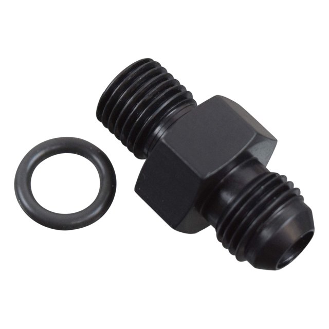Adaptador de transmisión ICT Billet -6AN Flare Black 6 AN TH400 TH350 4l60E 4l80E 700r4 LS1 LM7 LR4 LQ4 LS6 L59 LQ9 LM4 L33 LS2 LH6 L92 L76 LY2 LY5 LY6 LS3 F06ANPS14