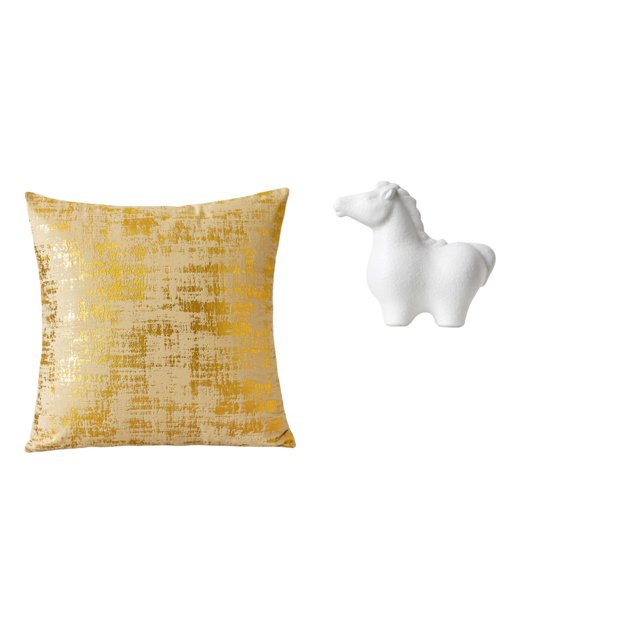 Funda de almohada,Fundas de cojín para sofá cama,funda de almohada cuadrada,Funda de almohada Funda de cojín Funda de cojín para sofá,Estatua del caballo,Estatua de caballo para