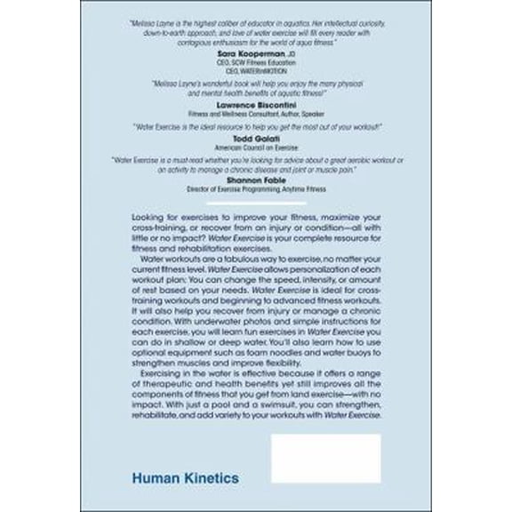 Pre-Owned Water Exercise (Paperback) 1450498140 9781450498142