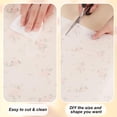 thumbnail image 3 of Plastic Drawer Liners Shelf Cabinet Closet Cupboard Flower Wallpaper (Non-Adhesive) Waterproof Refrigerator Kitchen Protector Lining Wall Paper for Bedroom 30 x 300cm, 3 of 9