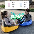 thumbnail image 3 of Outfunny 6V Bumper Car for Kids, Ride on Toys Bumper Car for Toddlers with Remote & Music - Yellow, 3 of 9