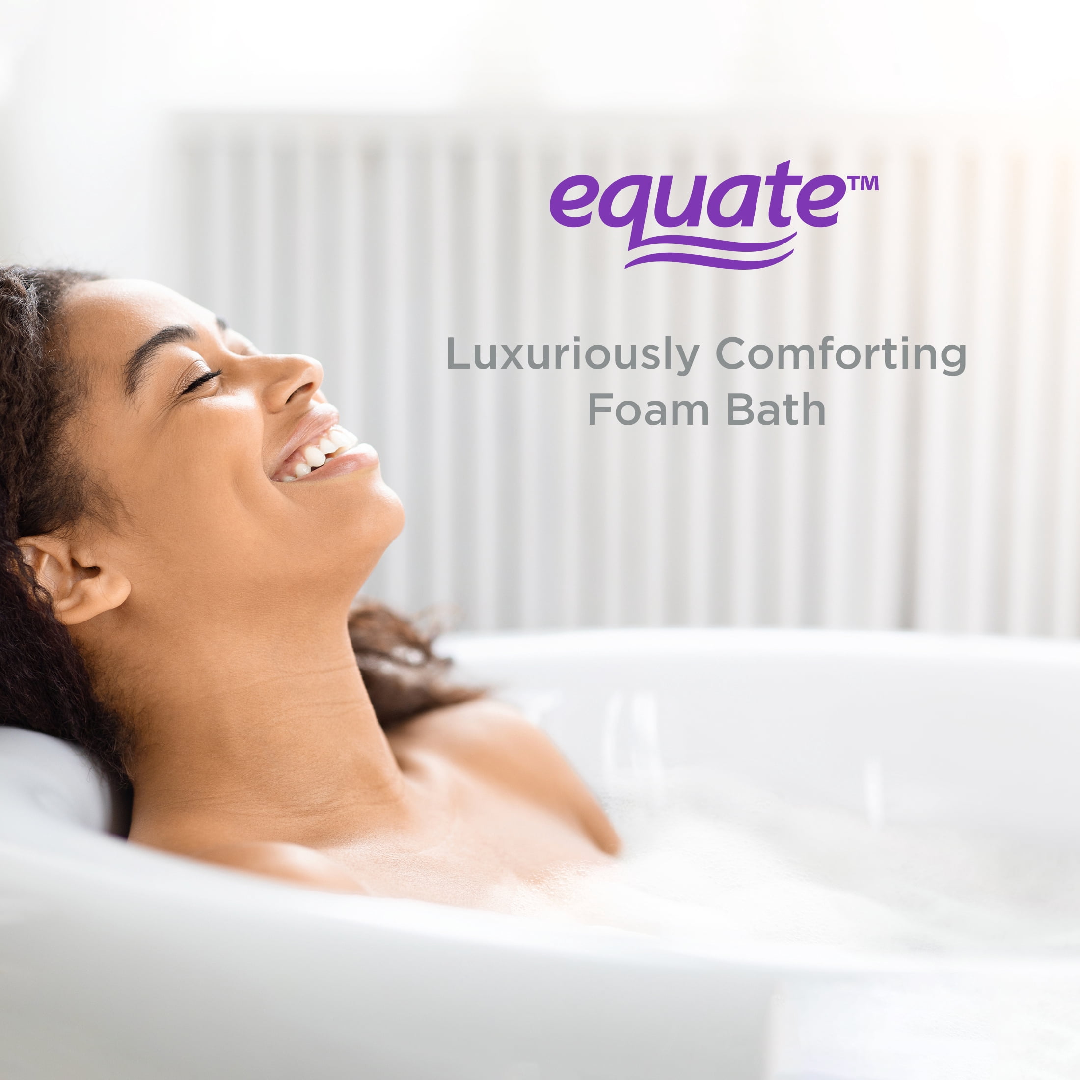 (2 pack) Equate Bubble Bath, Lavender, 64 fl oz
