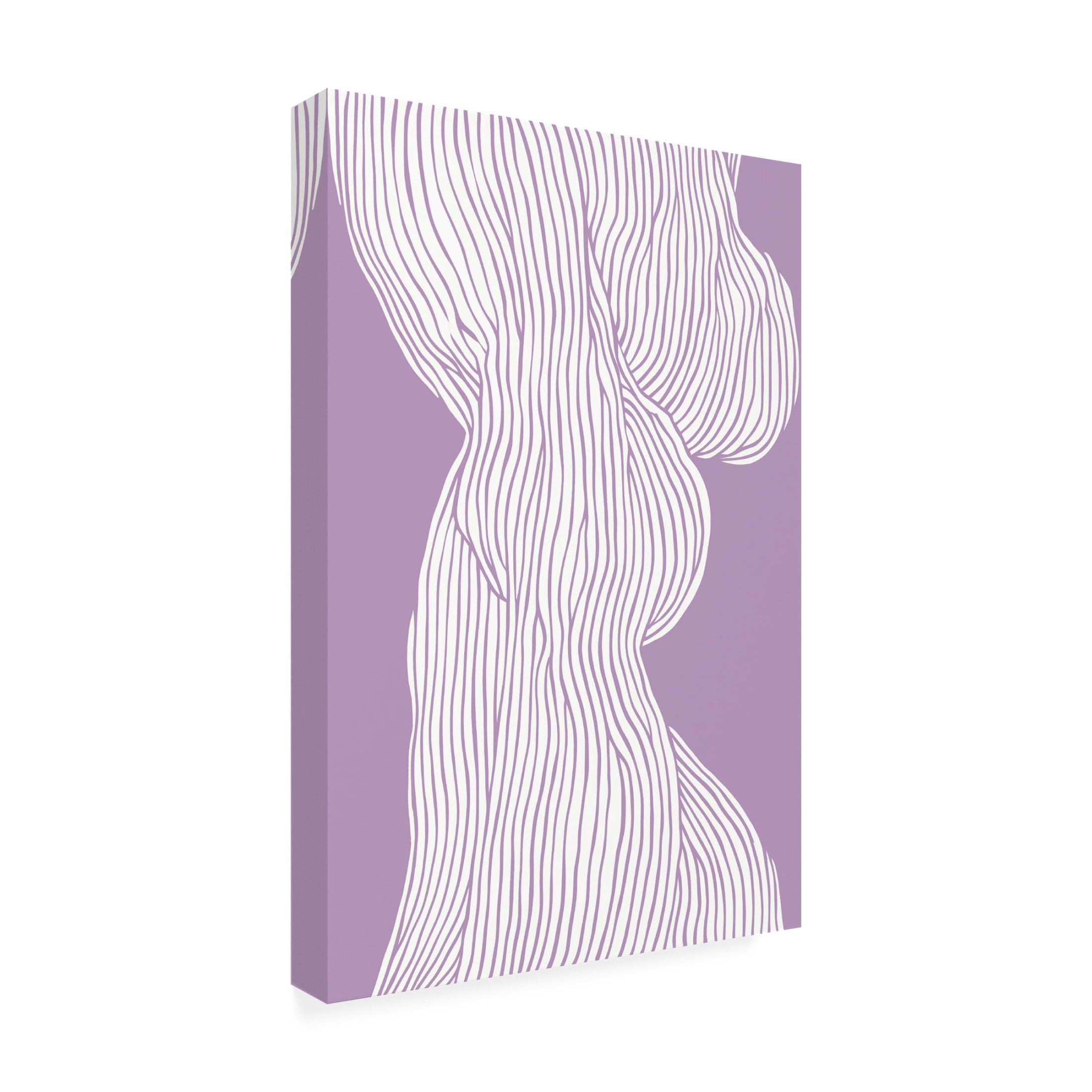 Trademark Fine Art Treechild   Fibers No 1 Purple Canvas Wall Art