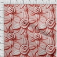 thumbnail image 4 of oneOone Cotton Poplin Peach Fabric Florals Sewing Fabric By The Yard Printed Diy Clothing Sewing Supplies 56 Inch Wide, 4 of 6