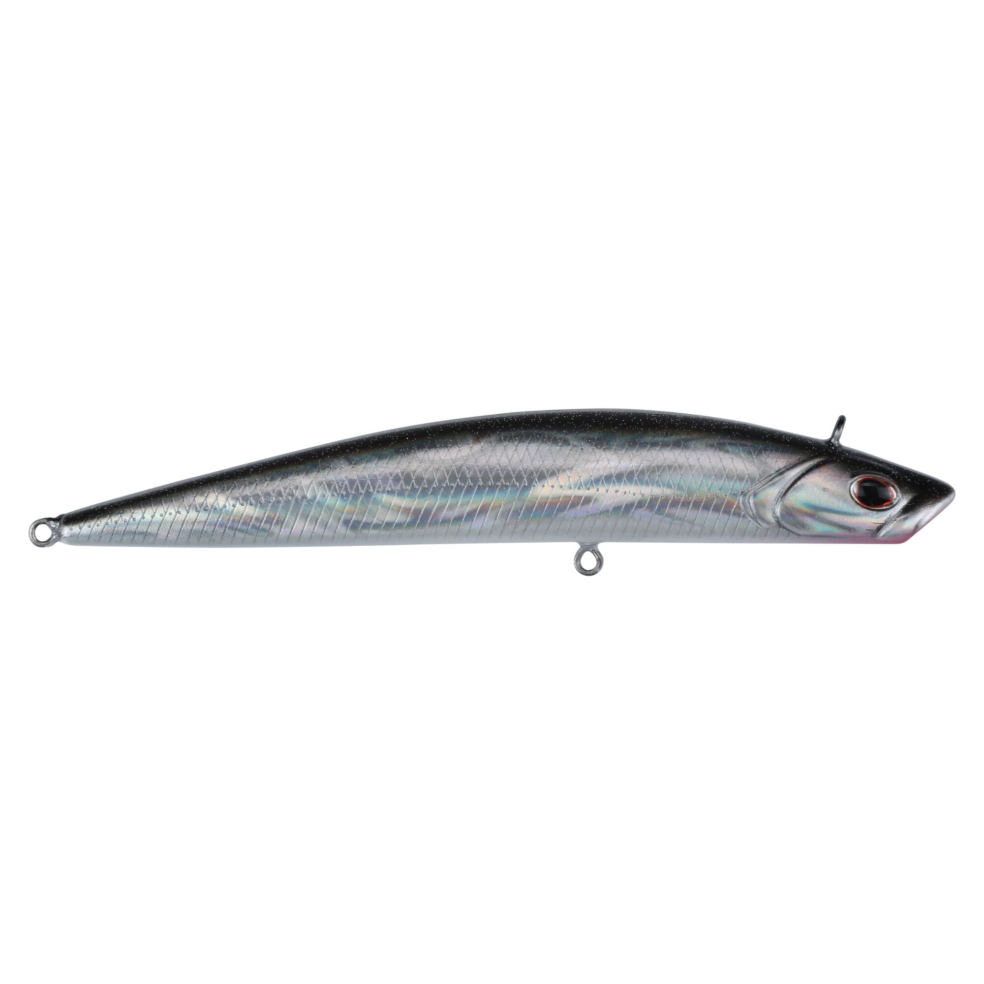 Berkley Finisher, 4 in, Glide Baits, Black Silver (1 Count)