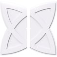 thumbnail image 1 of Ekena Millwork CMP30CM2-01000 30 in. OD x 1 in. ID Square Cosmo Architectural Grade PVC Contemporary Ceiling Medallion - 2 Piece, 1 of 1