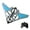 Blue, variant on 9.6"x12.8"x2.6" Remote Control Airplane - 360° Eversion, Durables Foam Crashing-Proof Designed, Stables Flight - Fly Kits for Outdoor Flight Training and Beginners
