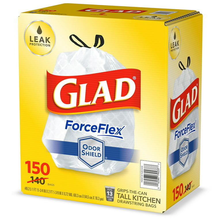 Glad® ForceFlex MaxStrength X-Large Kitchen Drawstring Trash Bags