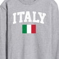 thumbnail image 3 of Instant Message - Italy Flag - Men's Long Sleeve T-Shirt, 3 of 6