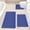 Blue, variant on Qocolhg Bathroom Rugs Set of 3,Absorbent Microfiber Bath Rugs and U-Shaped Contour Toilet Rug Area Rug,Non-Slip Bath Carpet,Home Decor Accessories,Bath Mat Set for Bathroom Christmas Clearance,Blue