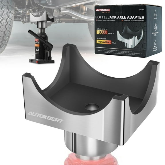 AUTOXBERT Universal Heavy Duty 3-20 Ton Bottle Jack Axle Stand Adaptor Pad Saddles Craddle