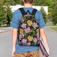 thumbnail image 4 of Easygdp Colorful Roses Mochila Ligera de 15 Pulgadas para Estudiantes, Mochila Cómoda para la Escuela y Viajes, Correas Ajustables, 4 of 6