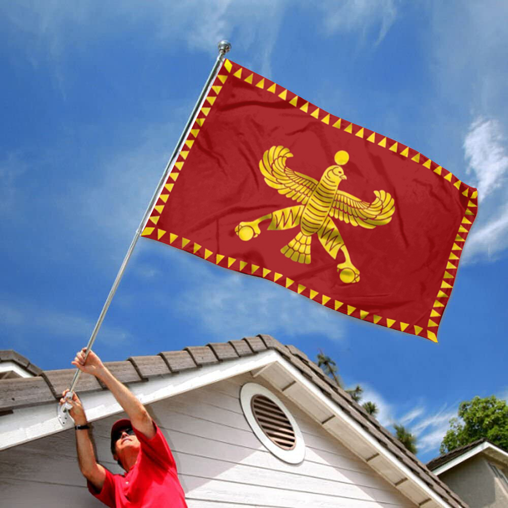Bauernflagge "God Made A Farmer" – 90 X 150 Cm, Gelb, Für Wand Oder Stange, Innen & Außen